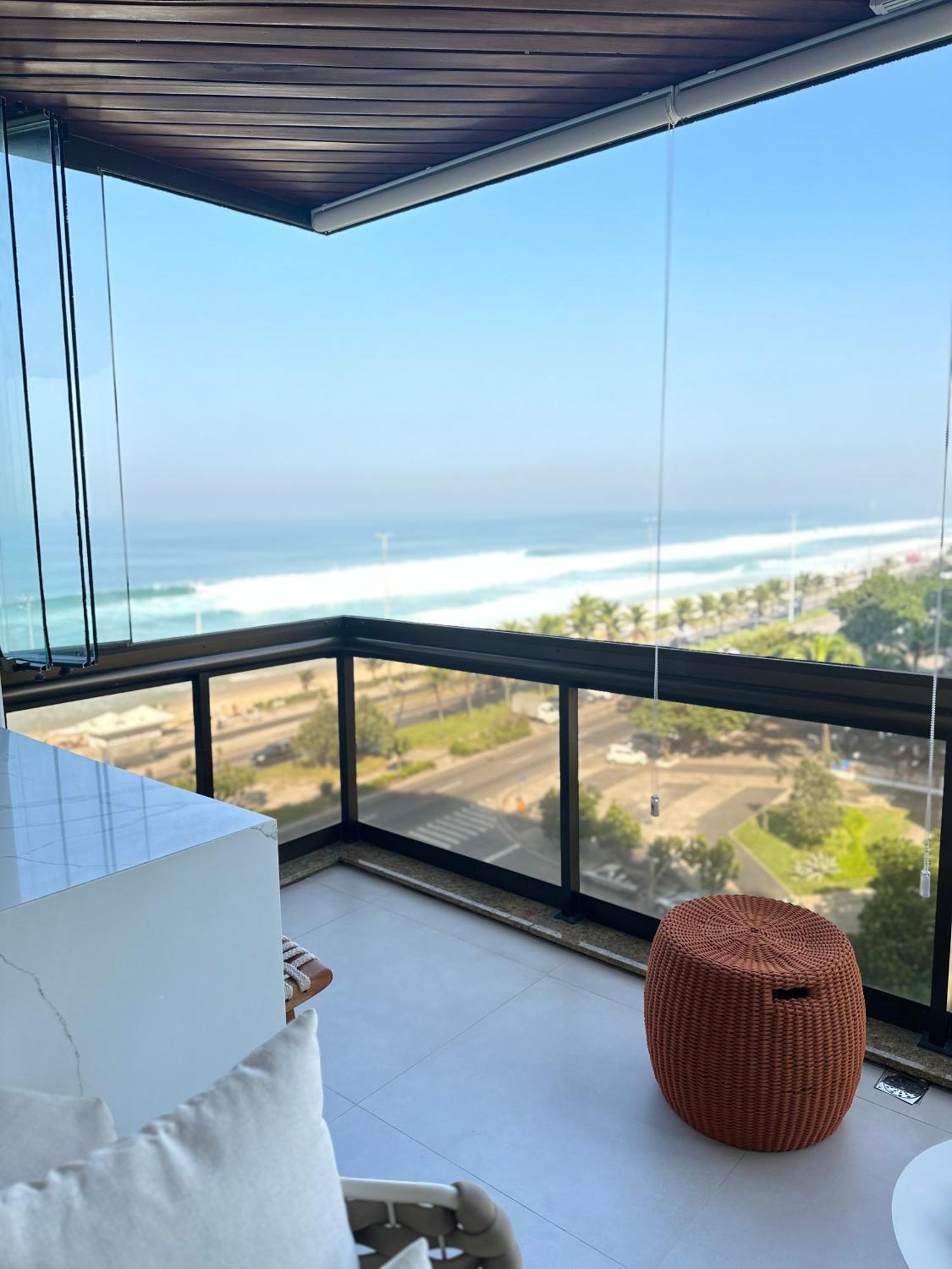 Lindo Apto No Melhor Lugar Da Barra Da Tijuca! Com Uma Vista De Tirar O Folego, Frente Para O Mar! Totalmente Equipado E Decorado Ao Lado Dos Melhores Hoteis E Quiosques Da Barra! Portaria 24H, Piscina, Sauna, Jacuzzi, Academia, Garagem, Wi-Fi, Lavan Rio de Janeiro Zewnętrze zdjęcie