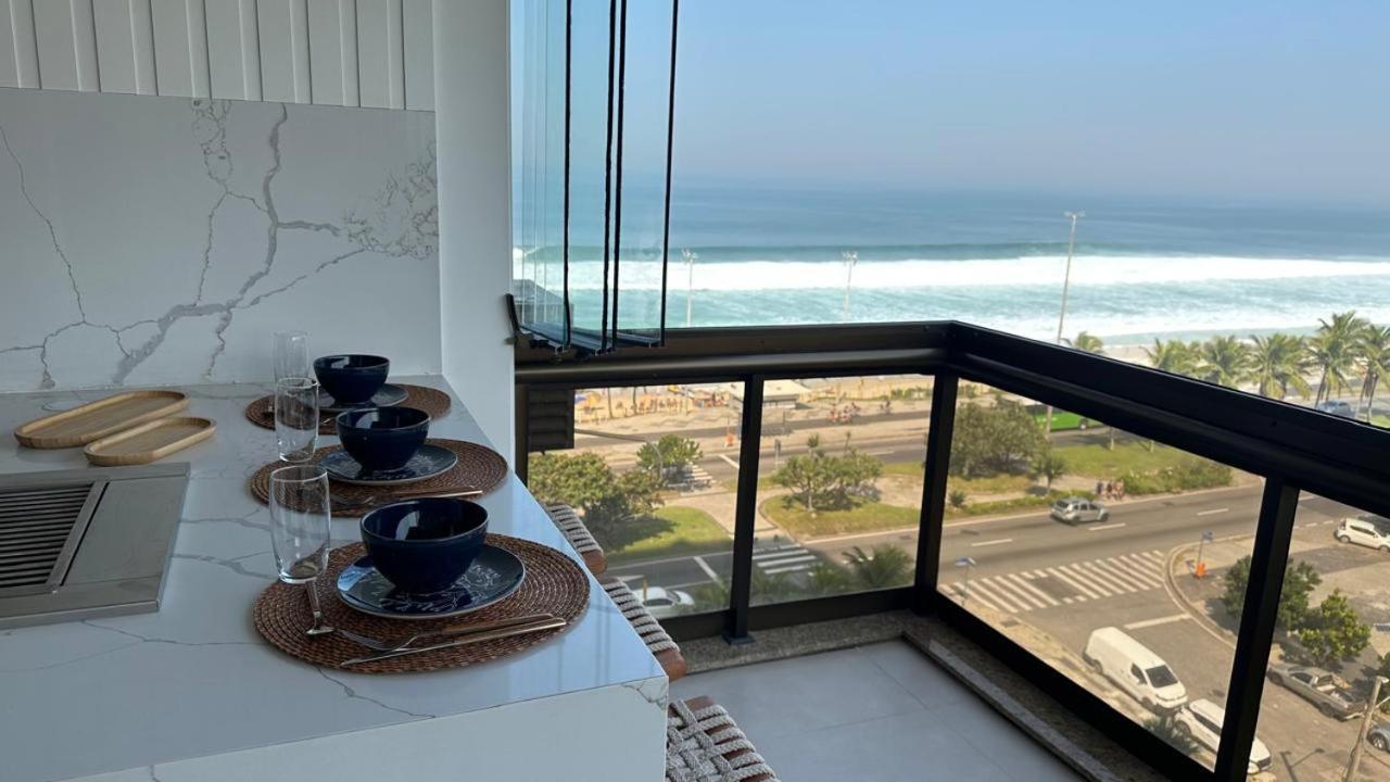 Lindo Apto No Melhor Lugar Da Barra Da Tijuca! Com Uma Vista De Tirar O Folego, Frente Para O Mar! Totalmente Equipado E Decorado Ao Lado Dos Melhores Hoteis E Quiosques Da Barra! Portaria 24H, Piscina, Sauna, Jacuzzi, Academia, Garagem, Wi-Fi, Lavan Rio de Janeiro Zewnętrze zdjęcie